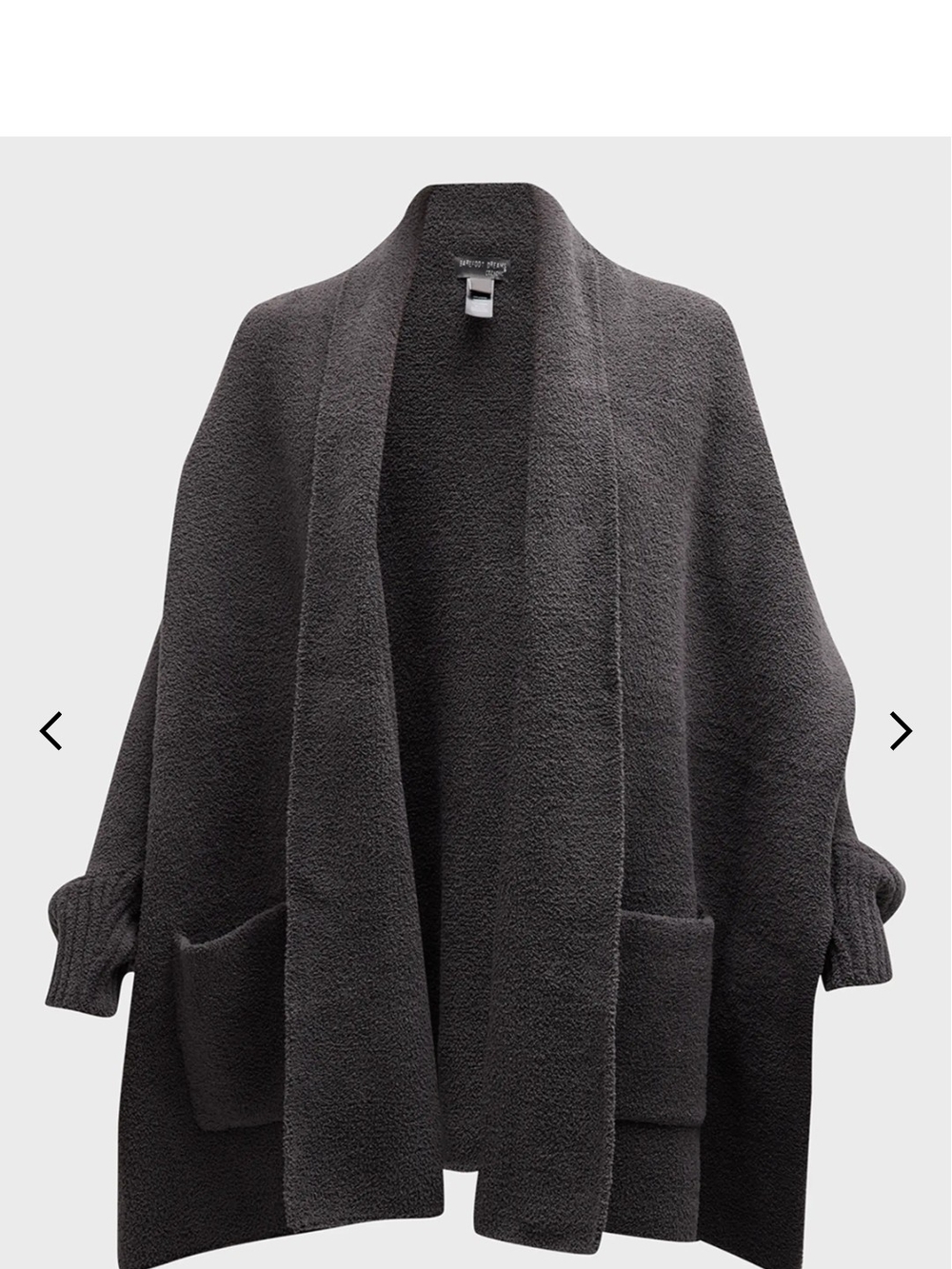 Barefoot Dreams Cozychic Blanket Wrap - Carbon